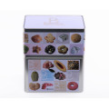 Food-Grade Rectangle Metal Cookies Packing Tin Box food tin box